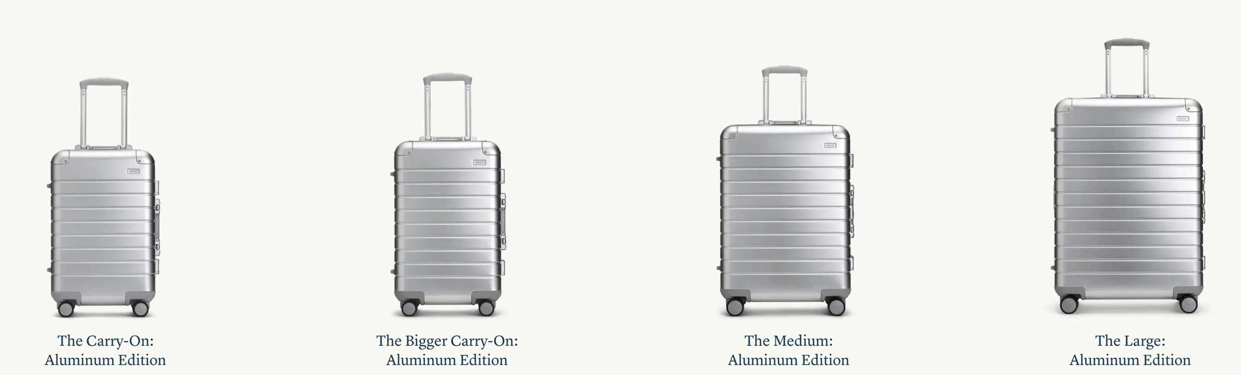 Away Travel suitcases and travel bags