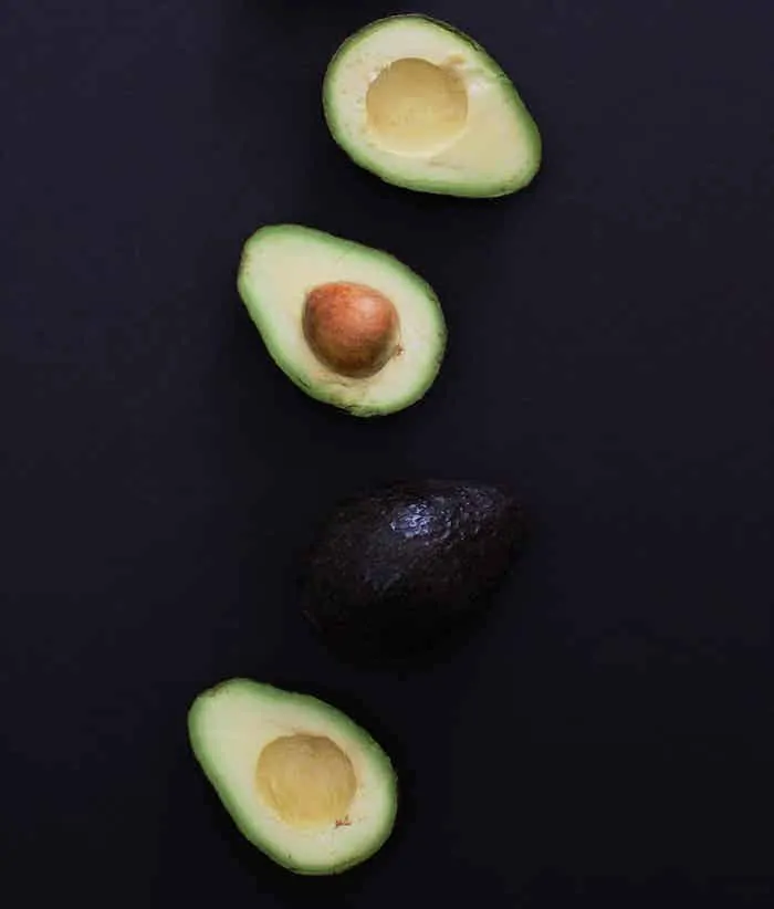 Plant based diet foods like avocado