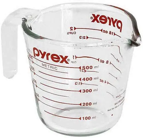 Cut down on kitchen clutter with one measuring cup