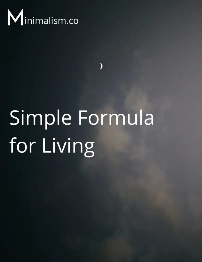 Simple Formula For Living Poster Cover