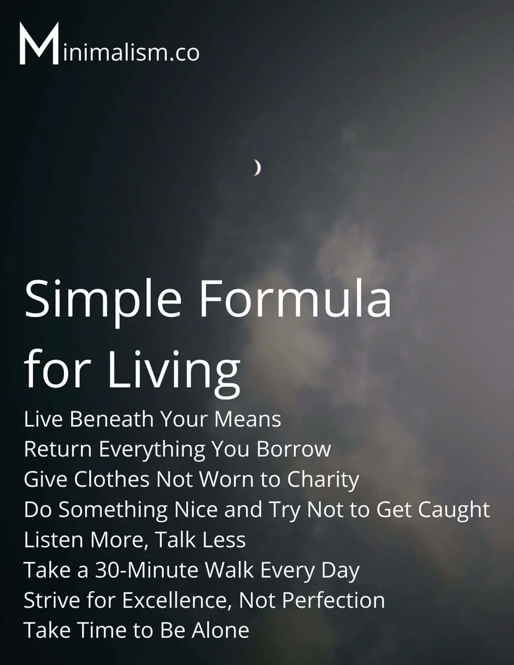 Simple Formula for Living Poster 2