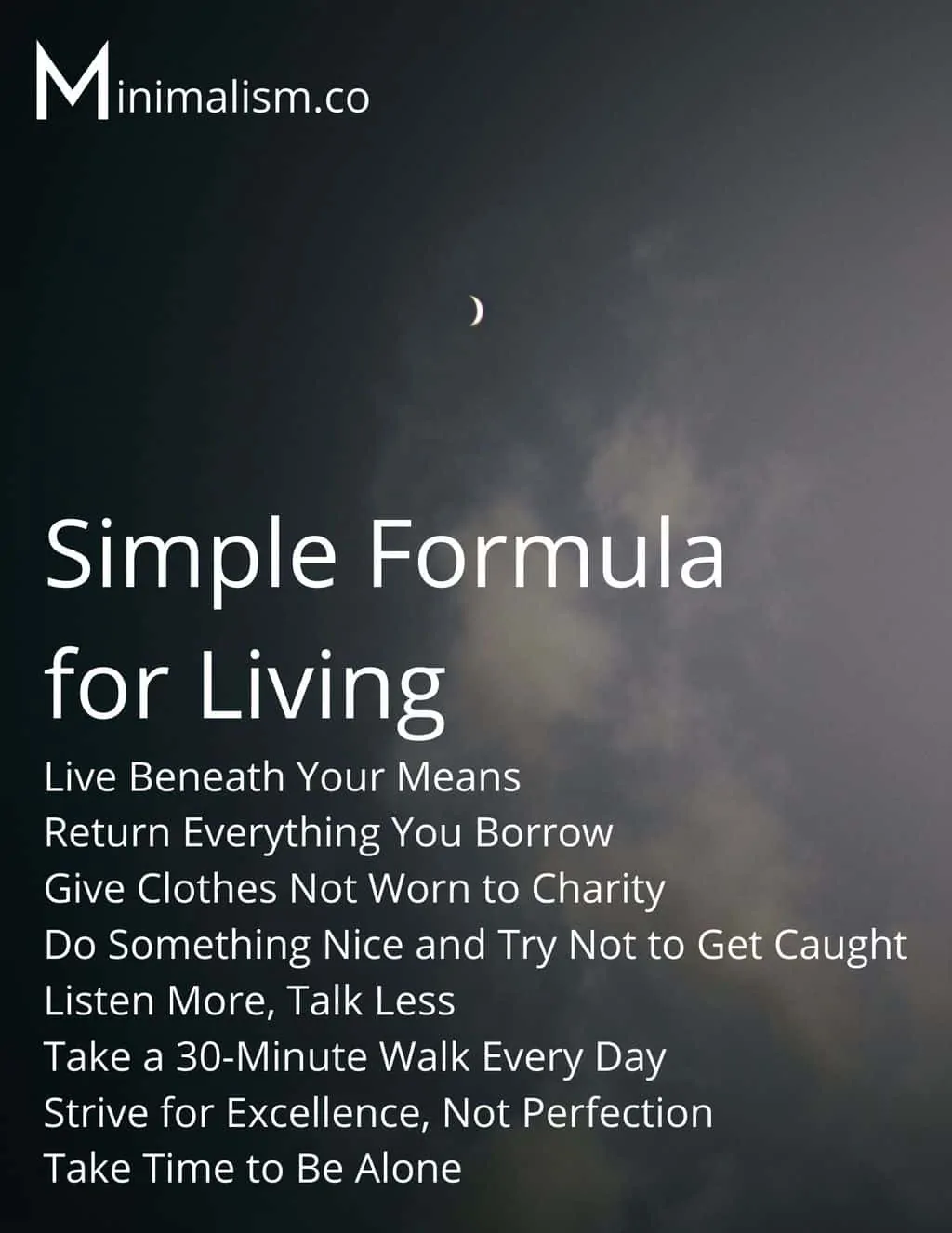 Simple Formula for Living Poster 2