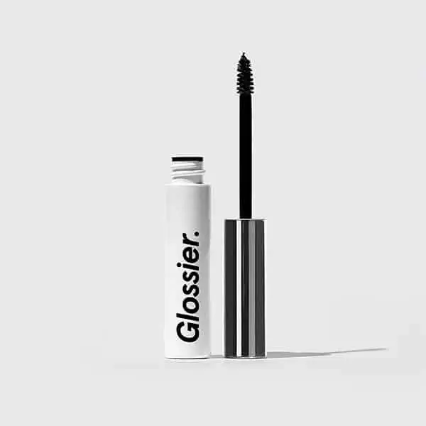 Glossier Boy Brow in Black. A brow gel. An essential for good brows and no-makeup makeup. 