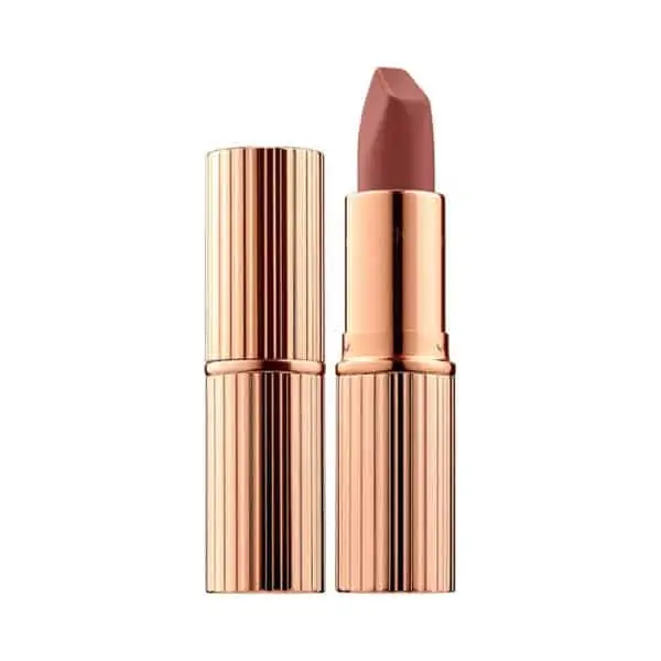 Charlotte Tillbury Pillow Talk Lipstick. A fantastic nude lip product. Worn by Nicole Kidman and Salma Hayek. 