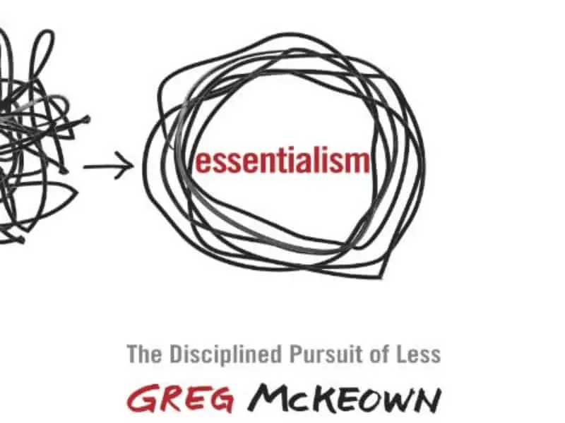 Essentialism: The Disciplined Pursuit of Less by Greg McKeown 