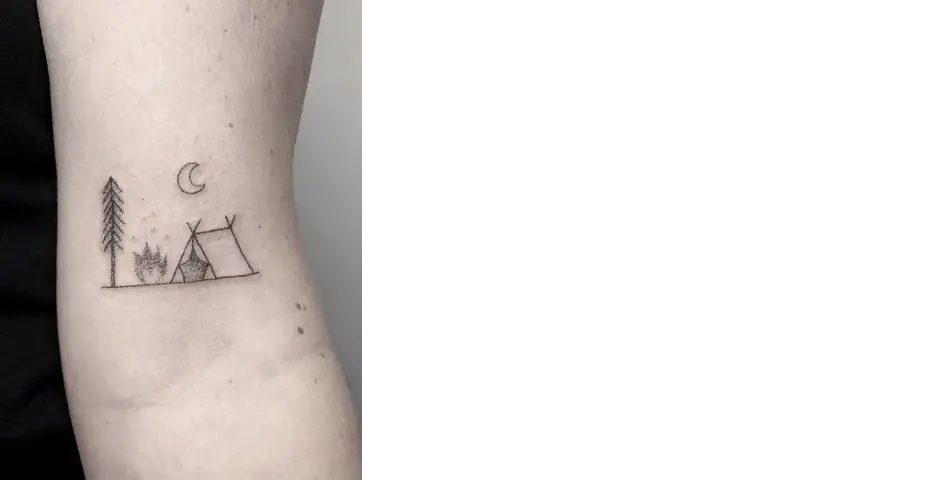 Minimalist Temporary tattoo - Inkotattoo Tagged 